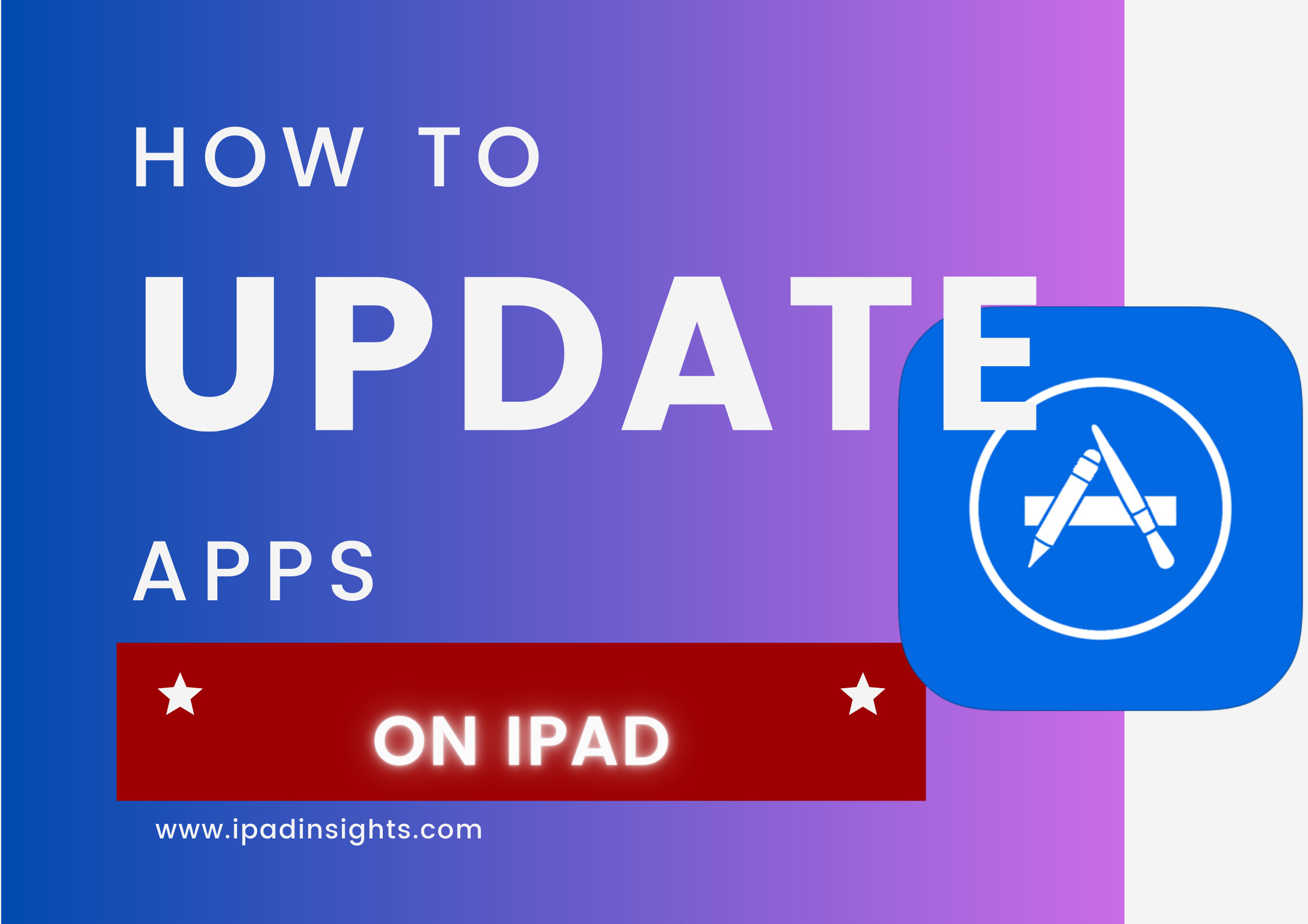 how to update apps on ipad